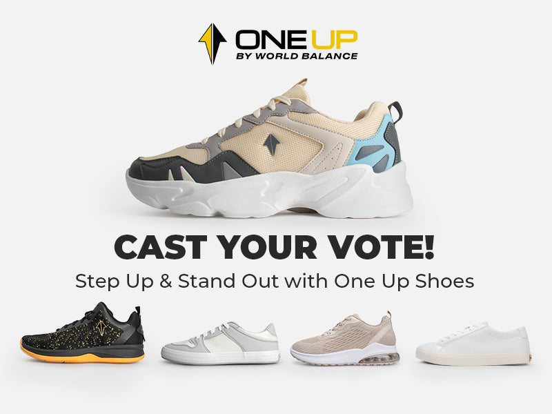 Cast Your Vote!: Step Up & Stand Out with One Up Shoes